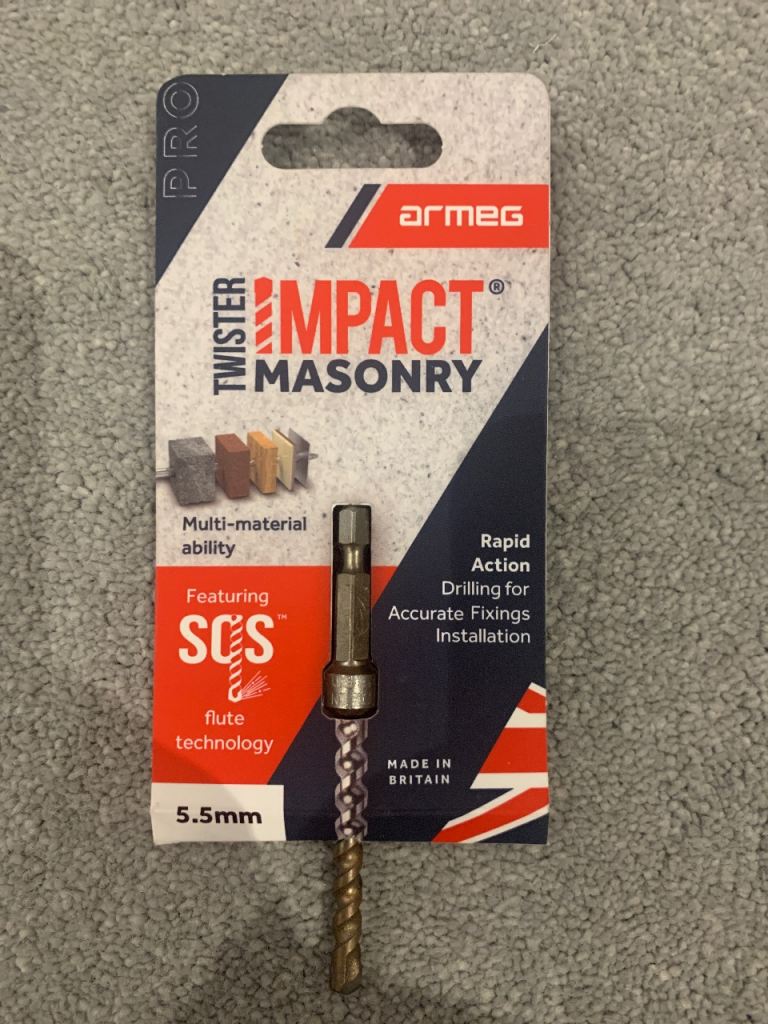 Armeg 5.5mm Twister Impact Masonry Drill Bit - TIM05.5
