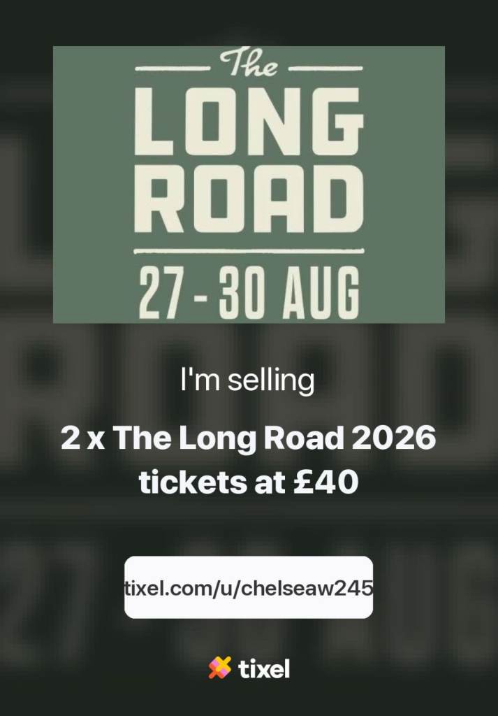 2 x The Long Road 2026 Festival Tickets