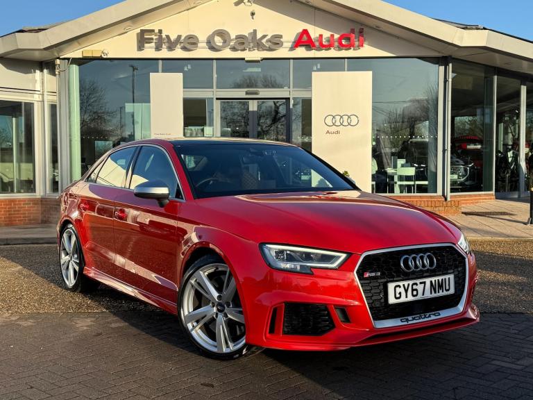 2017 Audi RS3 2.5 TFSI Saloon 4dr Petrol S Tronic quattro Euro 6 (s/s) (400 ps) SALOON Petrol Aut...