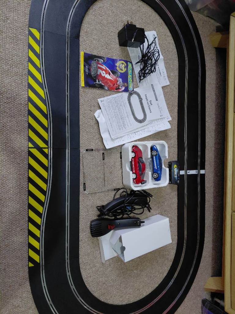 Scalextric Speed Stars Slot Car Set Lamborghini Gallardo & Porsche 997 NO BOX