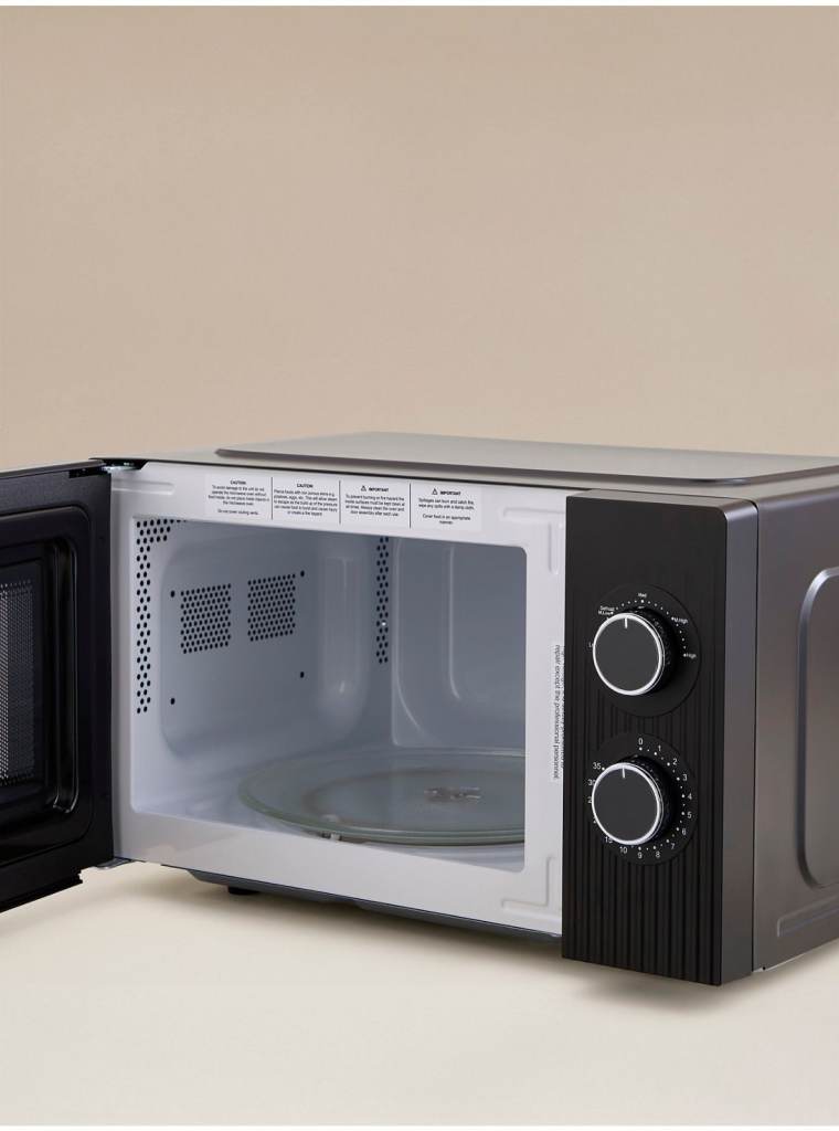 Brand New Microwave Oven with Manual Dial Controls