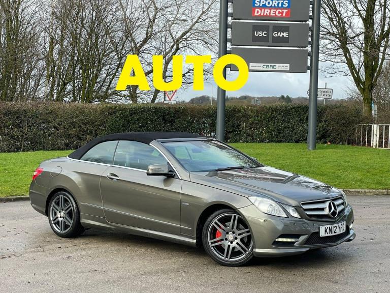 2012 Mercedes-Benz E Class 2.1 E250 CDI BlueEfficiency Sport Cabriolet G-Tronic+ Euro 5 (s/s) 2dr...