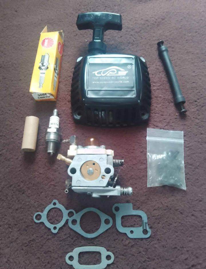Petrol RC car bits 1/5