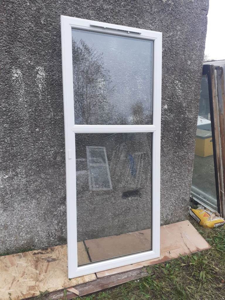 5 large pvc double glazed windows as new condition