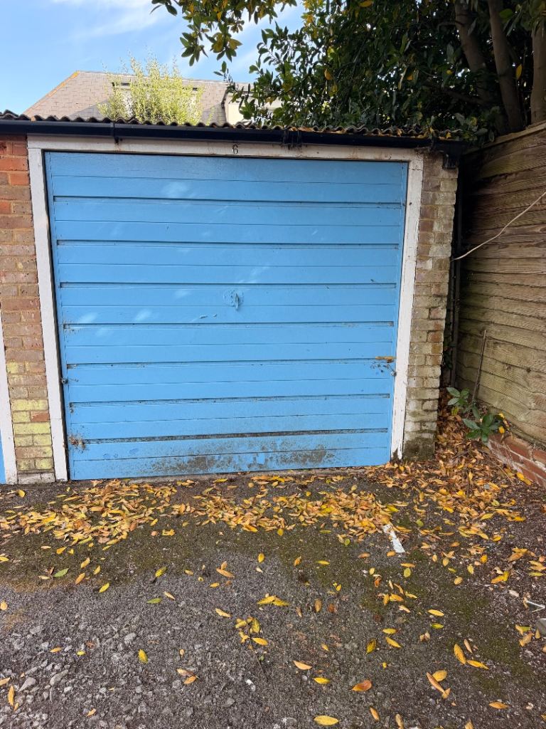 Garage space with electrics