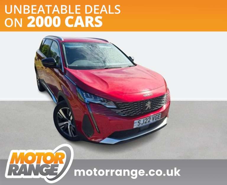 2022 Peugeot 5008 1.5 BlueHDi Allure 5dr Crossover/SUV DIESEL Manual