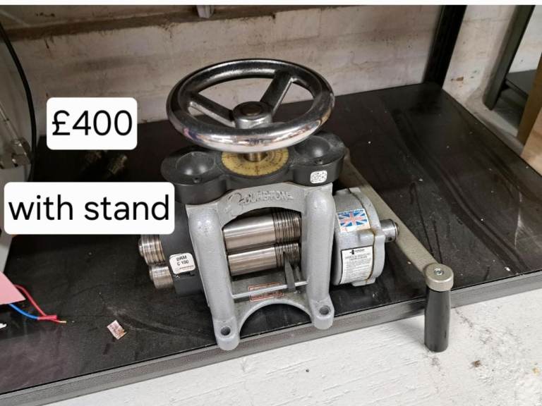 Metal Rolling Mill with Stand – Good Condition