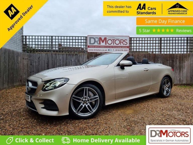 2017 Mercedes-Benz E-CLASS 3.0 E400 V6 AMG Line (Premium) Cabriolet 2dr Petrol G