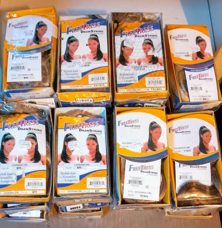  FreeTress Equal Drawstring Long Hair Extension Ponytail x 35 Brand New Bulk Buy.