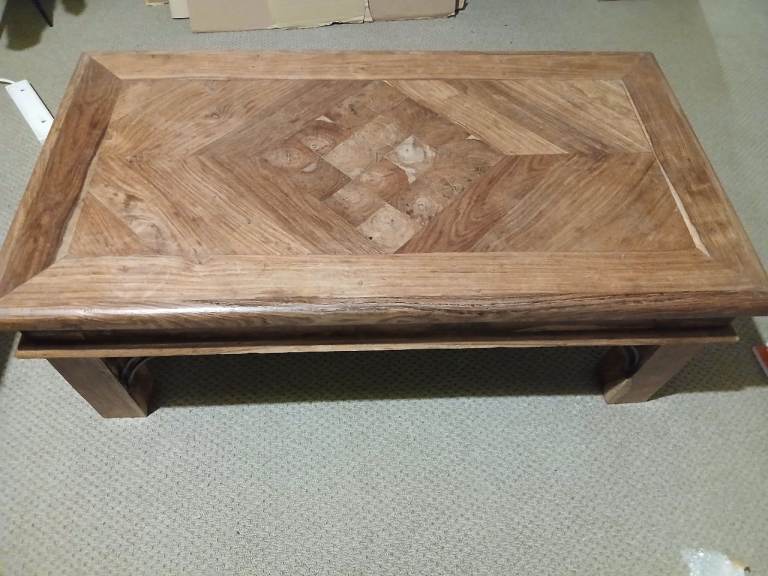 Indian hardwood coffee table