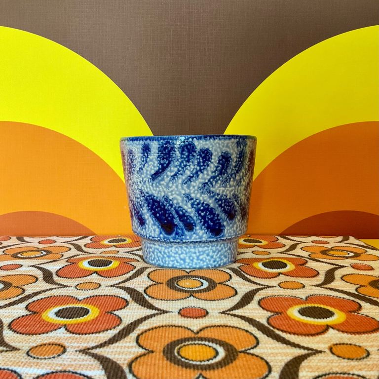 Vintage Mid Century 50s 60s 70s West German Pottery Fohr Fat Lava Ceramic Plant Pot Planter