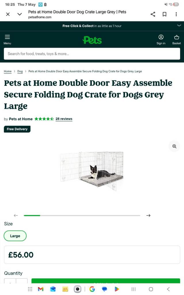 Large dog crate /cage