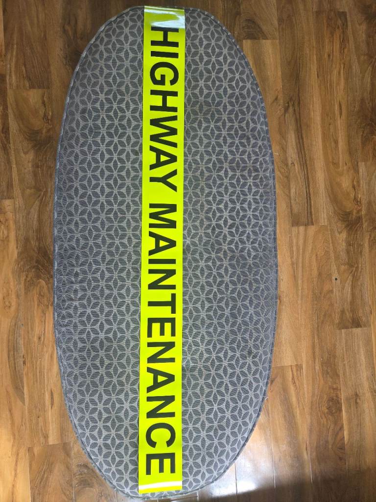 Highway Maintence Magnetic Sign for vehicle 