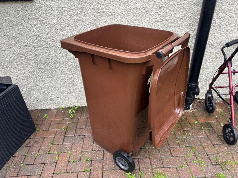 Brown Wheelie Bin - Good Condition