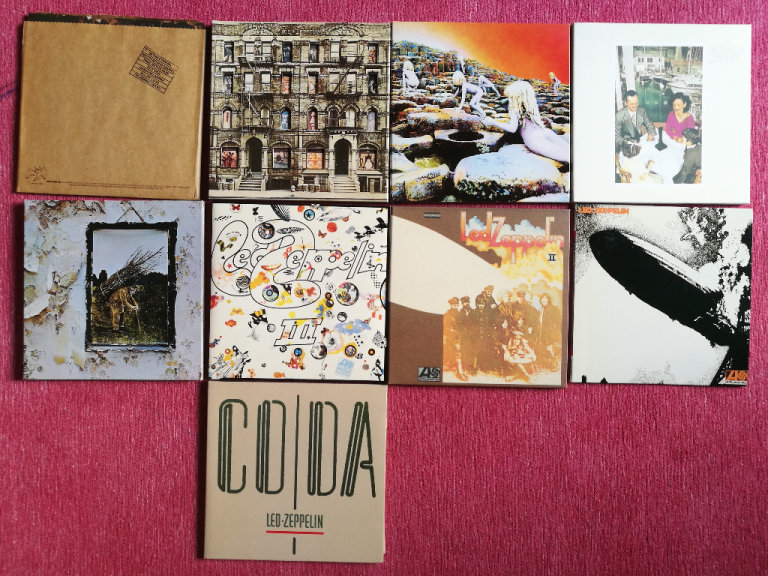Led Zeppelin - The Complete Studio Recordings -  10CD Mini LP albums  Atlantic Records Remastered