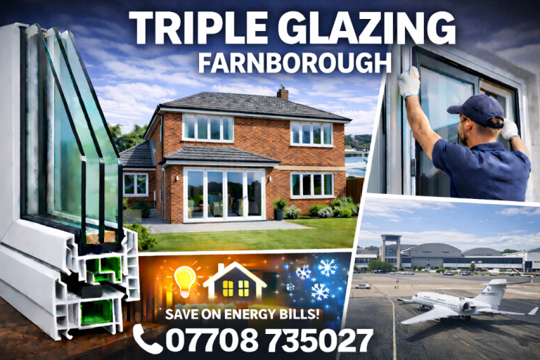 🔥 TRIPLE GLAZING FARNBOROUGH 🔥 WINDOWS DOORS - CONSERVATORY ROOFS 