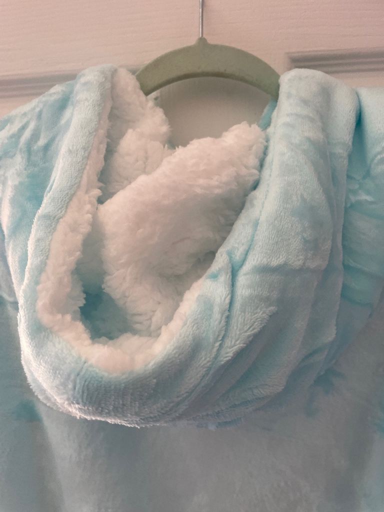 ONY Teal Blue Oversized Hoodie Blanket - Super Soft & Cosy