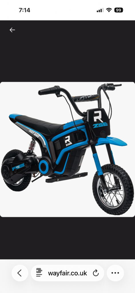 Kids electric dirt bike 