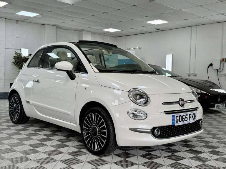 2015 Fiat 500C 1.2 ECO Lounge Convertible 2dr Petrol Manual Euro 6 (s/s) (69 bhp) Convertible Pet...