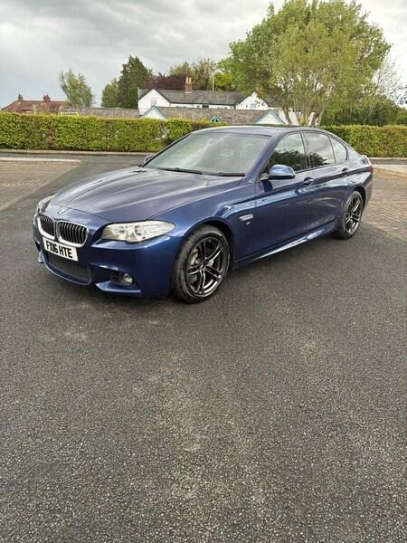 BMW 5 SERIES 520d M SPORT 74k FULL HEATED LEATHER SAT NAV