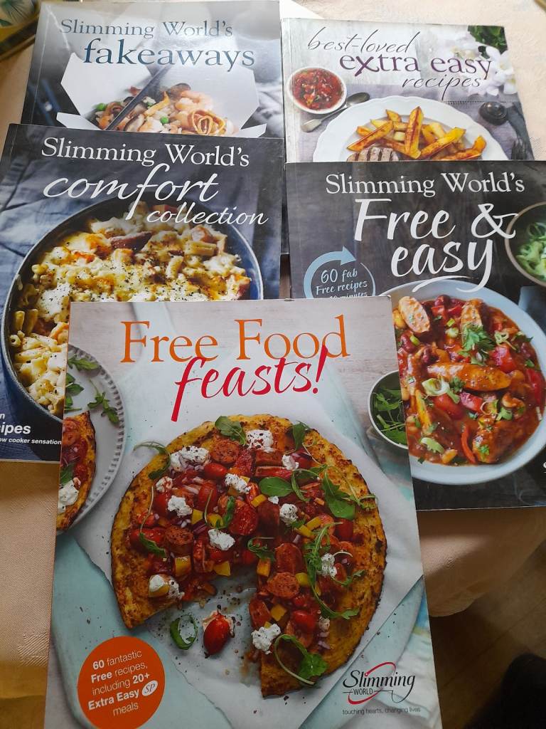 5 x slimming world recipe books