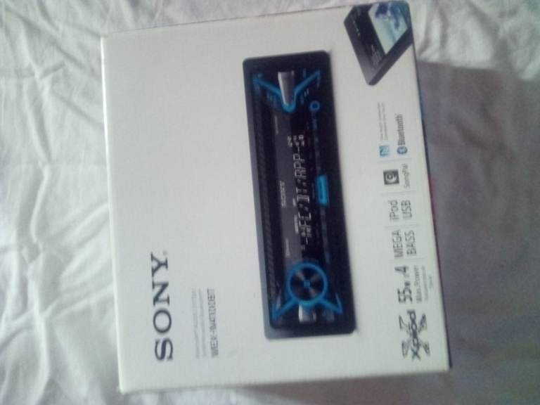 New Sony car cd player with Bluetooth 
