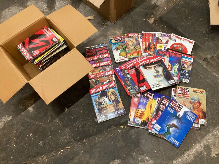 Judge Dredd Comics 1990s Vintage Joblot 