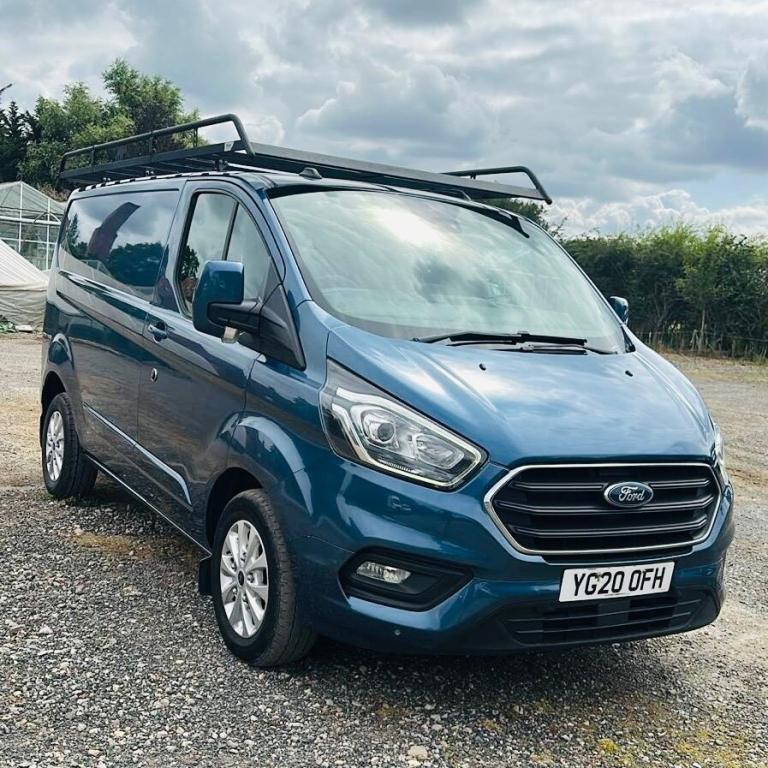 2020/20 FORD TRANSIT CUSTOM LIMITED 2.0 TDCI 130 PS 6 SPEED-L1H1 SWB-CHROME BLUE
