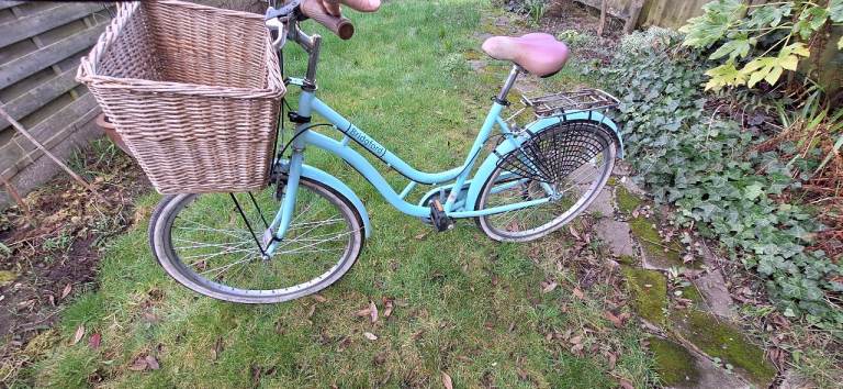 Ladies Bridgford  Chatsworth Bicycle Sky Blue 19" Frame 26" Wheels, 6speed