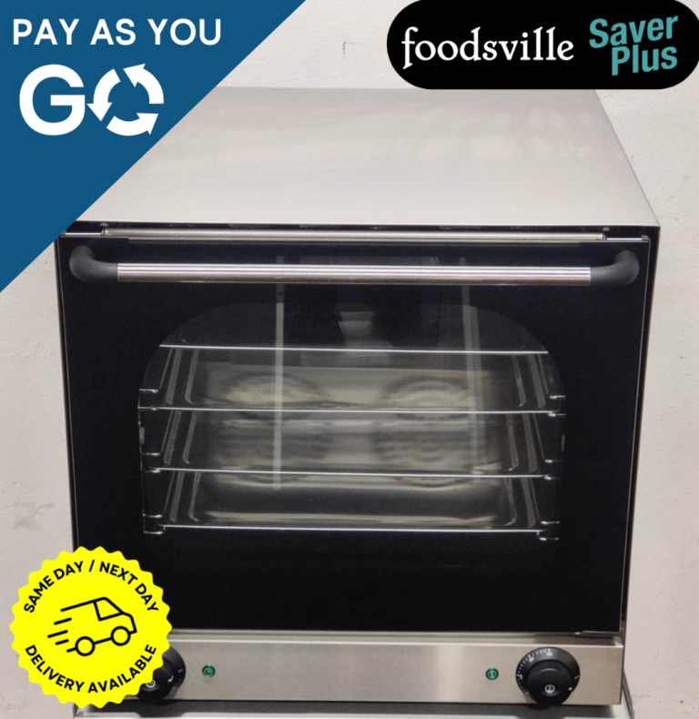 PAY AS YOU GO - New Foodsville Saver Plus 595mm Fan Assisted Counter Top Convection Oven