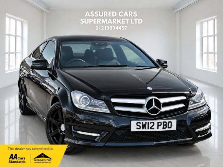 2012 Mercedes-Benz C Class 1.8 C180 BlueEfficiency AMG Sport Coupe 2dr Petrol G-Tronic+ Euro 5 (s...