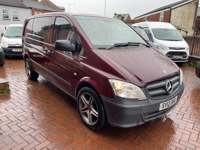 2012 Mercedes-Benz Vito 110CDI BlueEFFICIENCY Window Van PANEL VAN DIESEL Manual