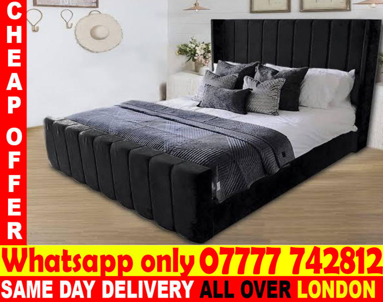 --FREE DELIVERY:KING SIZE - SINGLE  - BED AND MATTRESS --(ytdsg