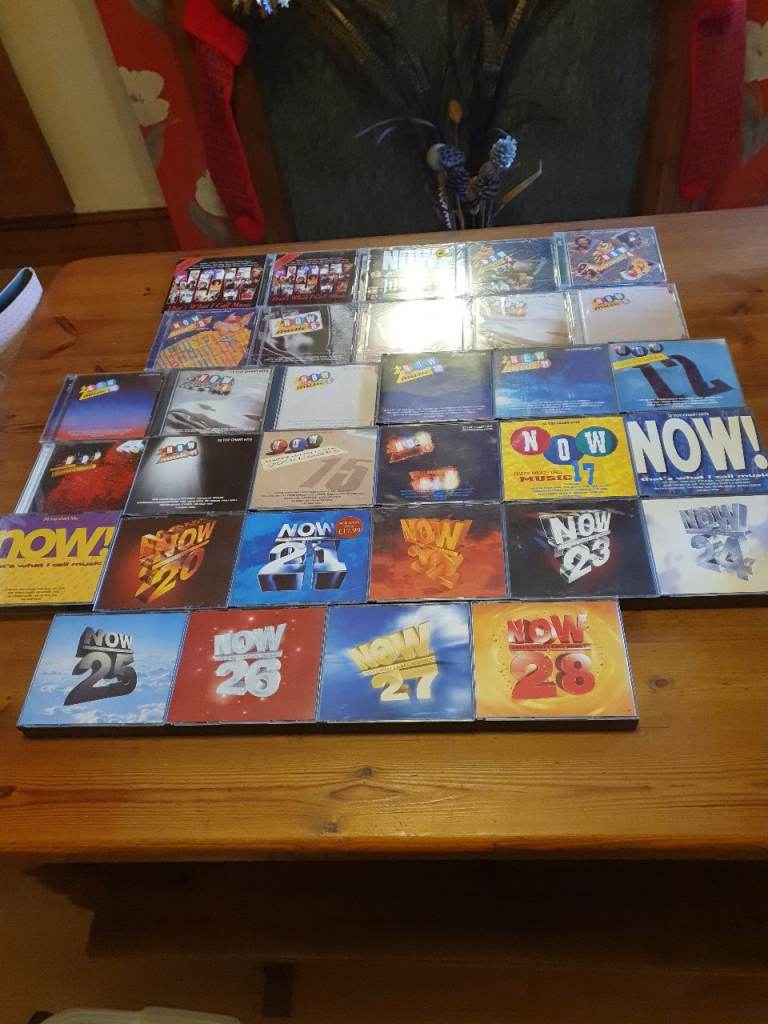 Now music cd collection 8-124 full set vgc