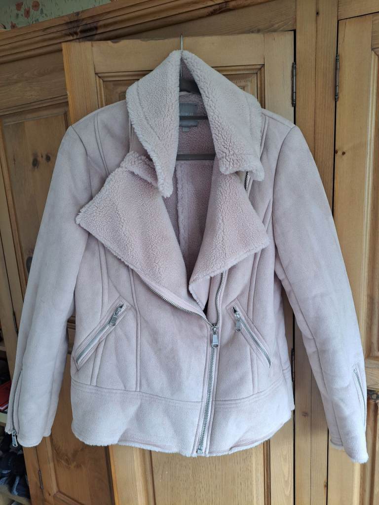 Womans Biker Style Jacket. Next. Size 12. Pink