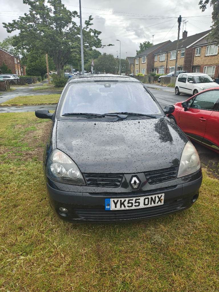 Renault Clio 2005 Black – Manual, Good Runner