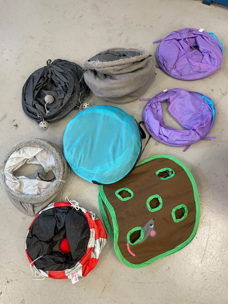 Selection of Cat Tunnels - Selling Seperately