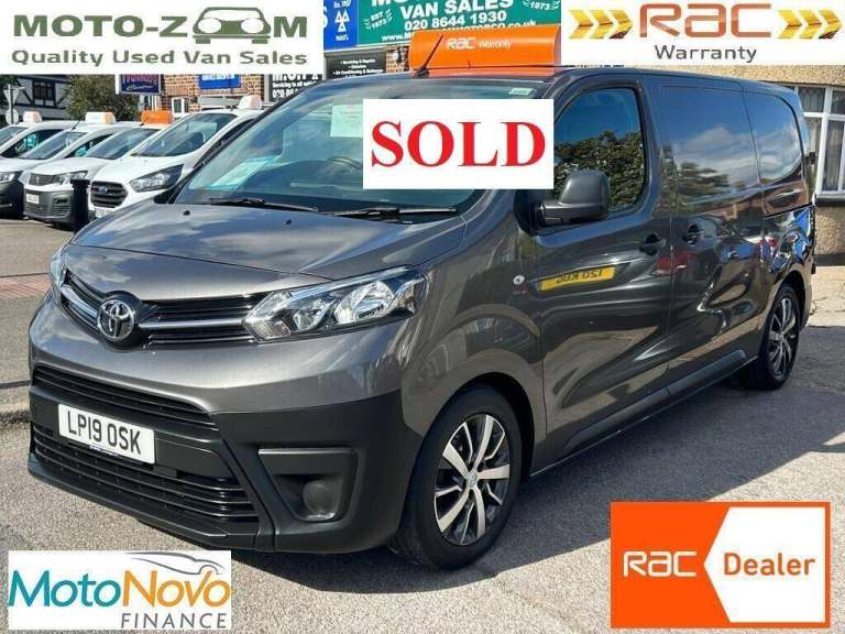 2019 Toyota ProAce 1.6D Icon Medium Panel Van MWB Euro 6 (s/s) 6dr PANEL VAN Diesel Manual