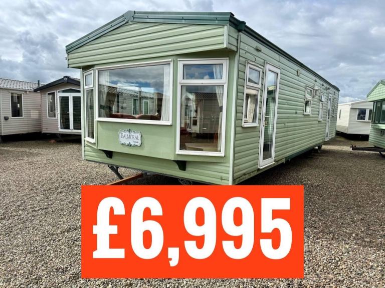 OFF SITE static caravan double glazed & central heated 3 bed Cosalt Balmoral