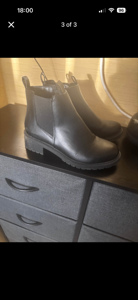 Black Chelsea Boots – Good Condition