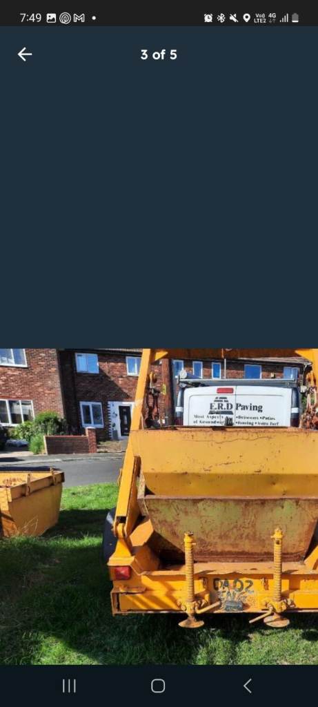 Skip trailer honda engine