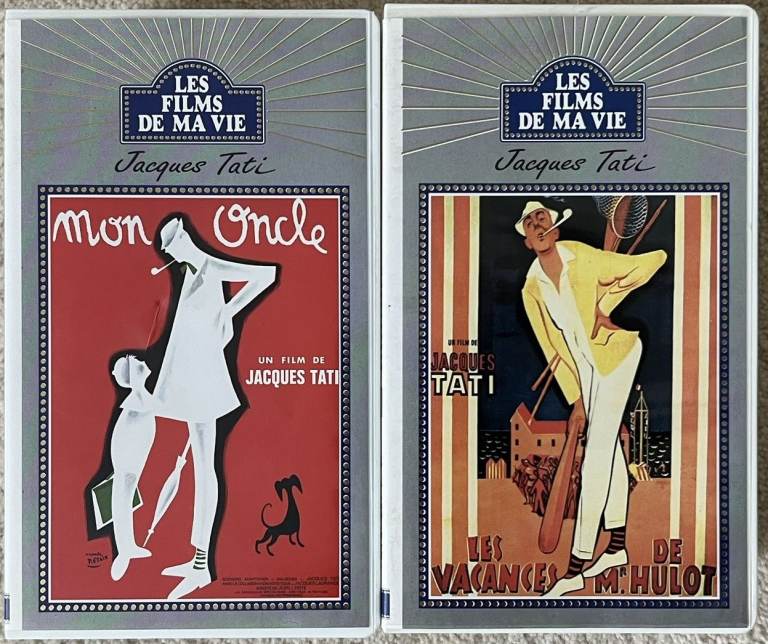 VHS Tapes: 4 Jacques Tati films in French
