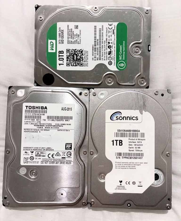 Hard-Drives X3 For All Please Read Description