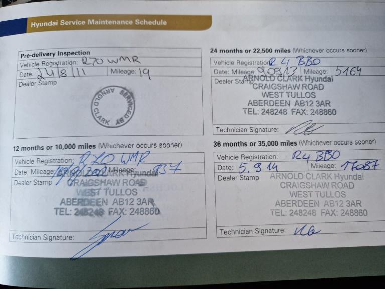 2011 Hyundai i10 1.2 Active 5dr Auto HATCHBACK Petrol Automatic