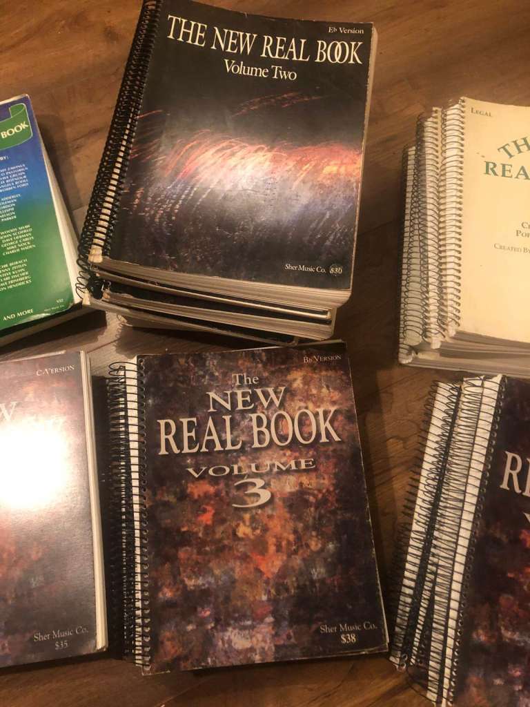 Job Lot of 27 Jazz Real & Fake Books – Bulk Discounted – Spiral Bound – Mixed Keys (C / Bb / Eb)