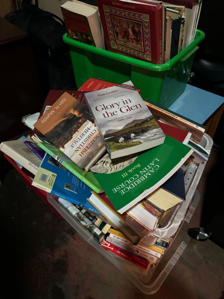 Large boxes of mixed books 