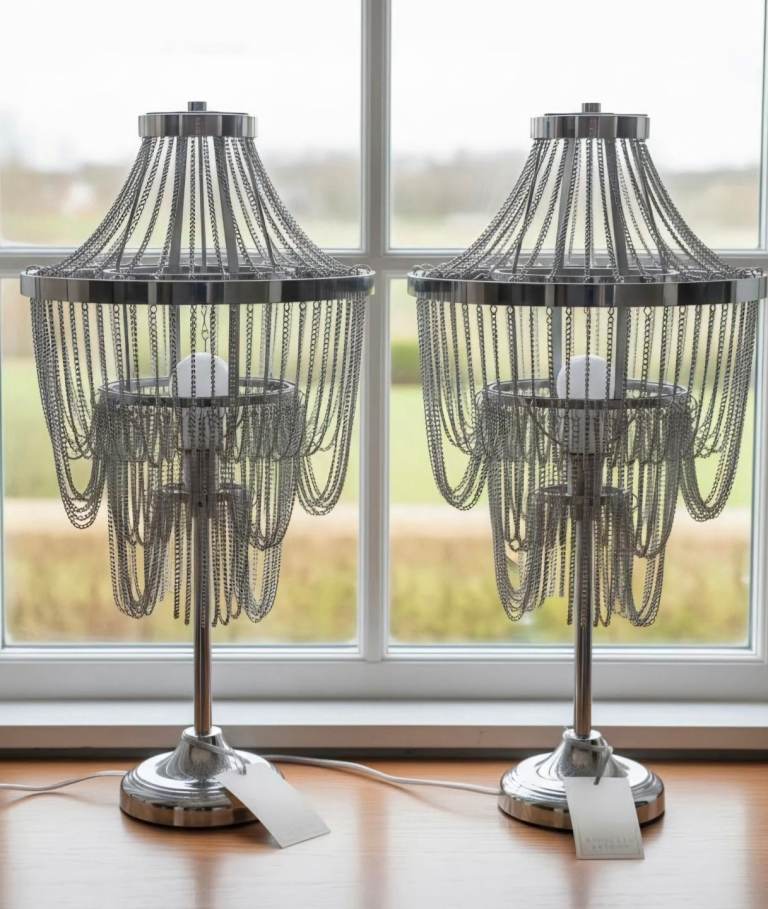 Angel Table Lamp by Michael Keegan - Like New