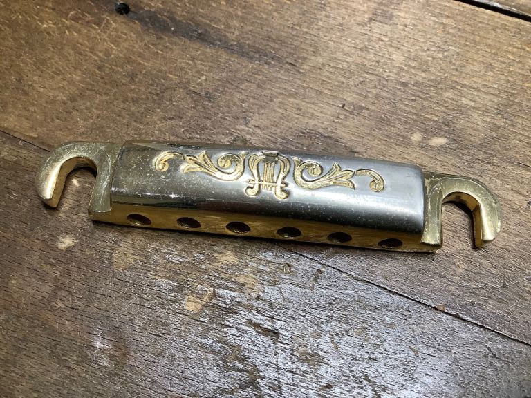 Original Yamaha Brass Tail piece 1970s, 1980s Yamaha SG-1000, 1500, 2000