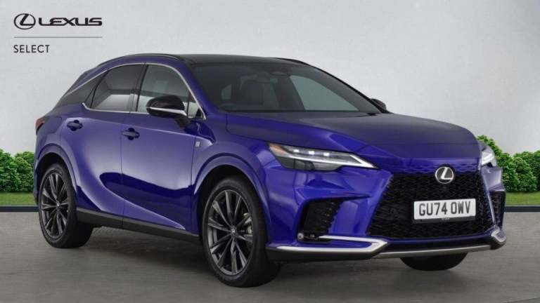 2024 Lexus RX 450h+ 2.5 F-Sport Design 5dr E-CVT ESTATE PETROL/ELECTRIC Automatic