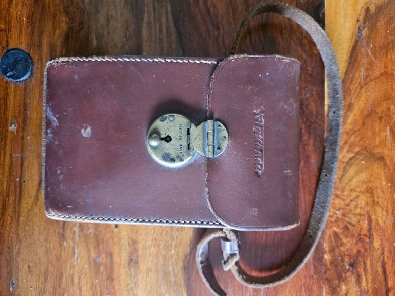 Vintage Voigtlander Bessa Folding Camera with Leather Case